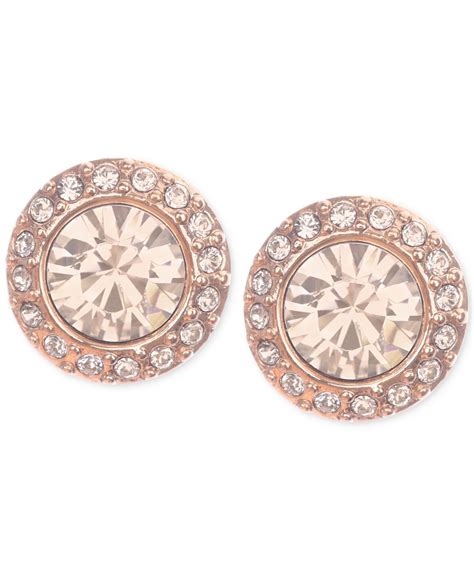 givenchy rose gold stud earrings